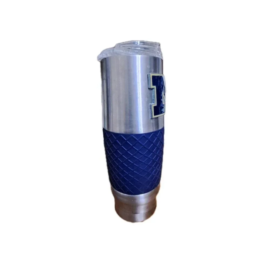 Michigan Wolverines 24 oz. Vacuum Insulated Tumbler With Lid Stainless NO STRAW